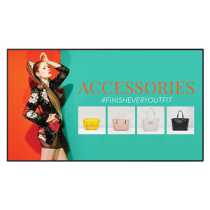 Écrans commerciaux grand format 4k