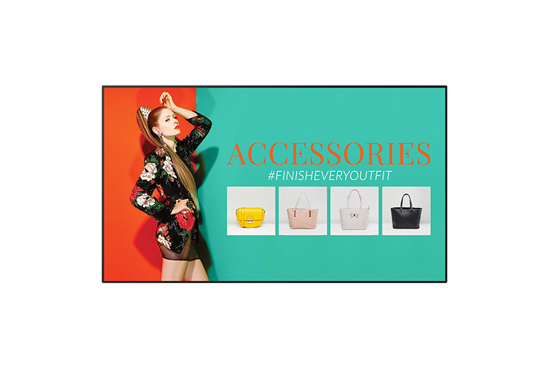 Écrans commerciaux grand format 4k