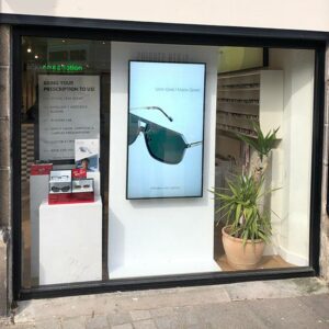 écran très haute luminosité de qualité professionnelle pour vitrines