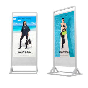 Poster numérique double face autoportants Superslim - Activemedia