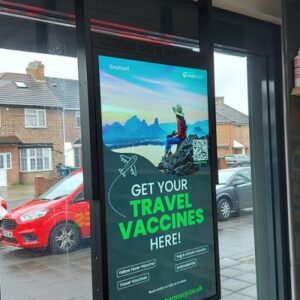 Écrans suspendus double face ultra-haute luminosité - Activemedia