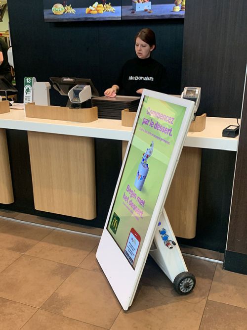 Panneaux numériques extérieurs Android avec batterie