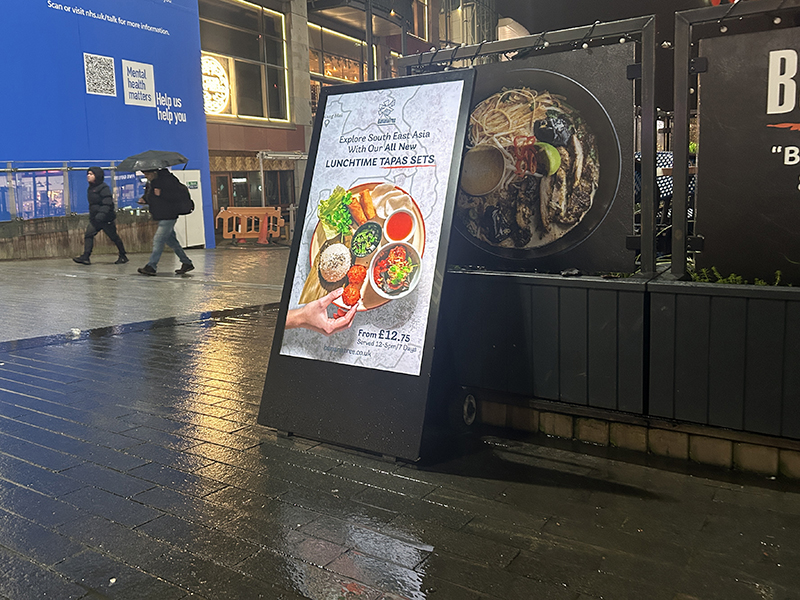 Panneaux numériques extérieurs Android avec batterie